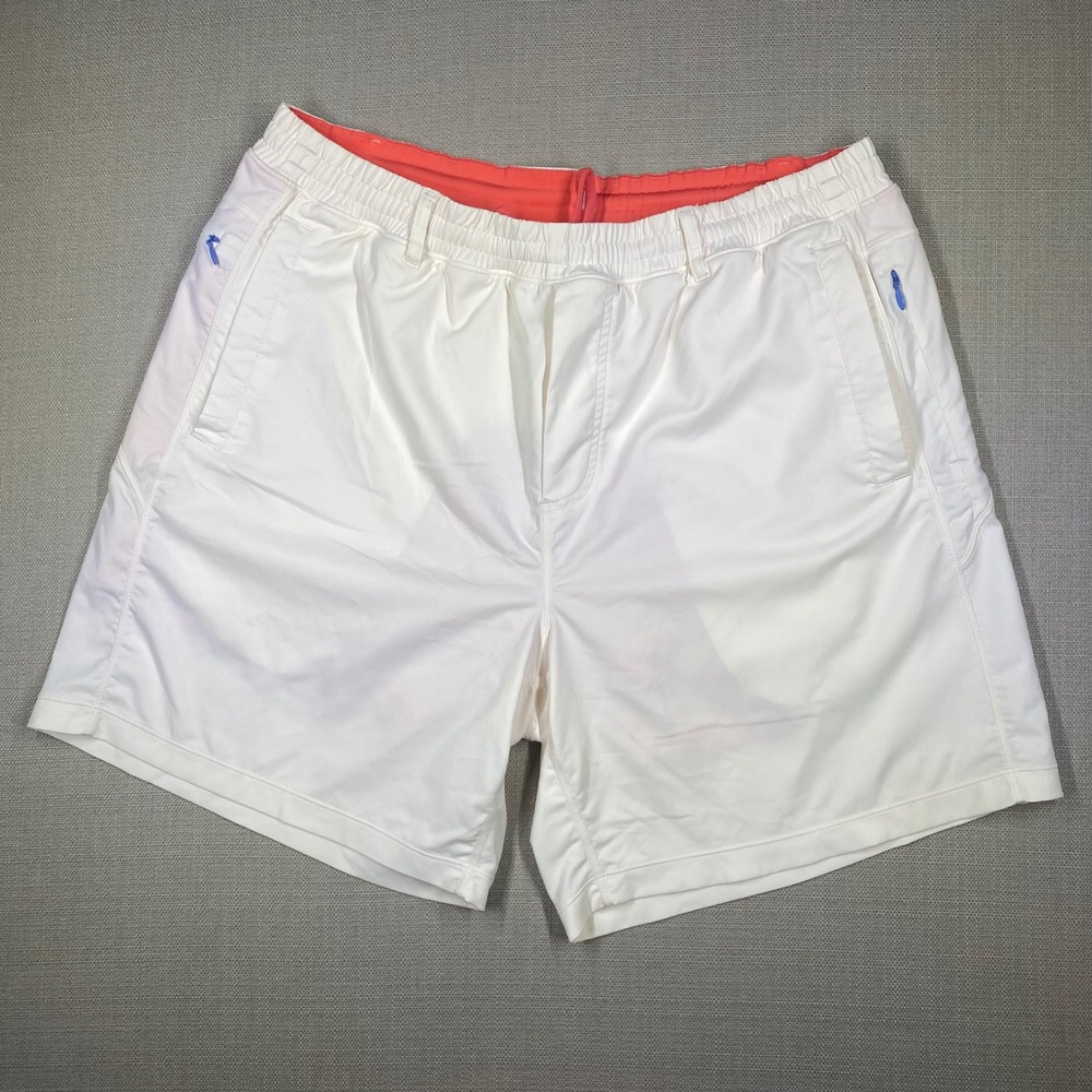 Birddogs Mens Boom For Your Boomstick Lined Shorts XXL White 7 Inch Inseam